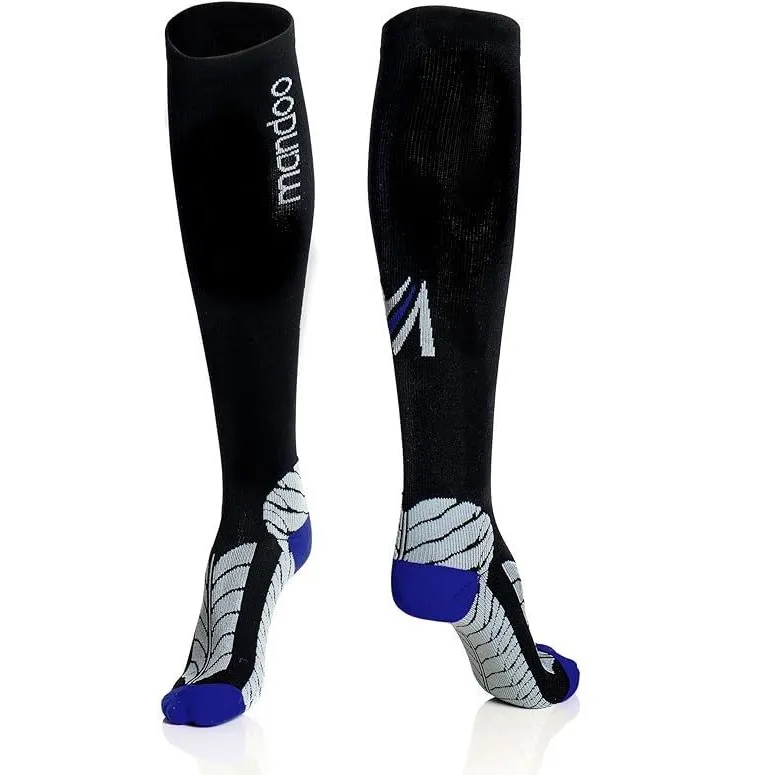 Skarpety Uciskowe Spoertowe Męskie Damskie Mandoo Podkolanówki Wysokie r. M