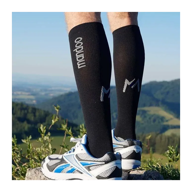 Skarpety Uciskowe Spoertowe Męskie Damskie Mandoo Podkolanówki Wysokie r. M