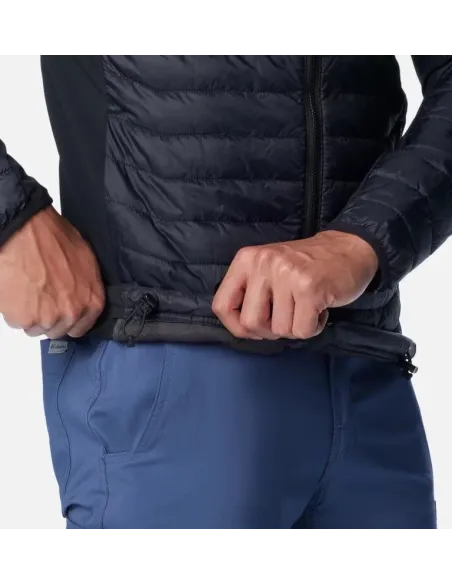 Kurtka Męska Columbia Powder Pass Rozmiar XL Wodoodporna Puchowa z Kapturem