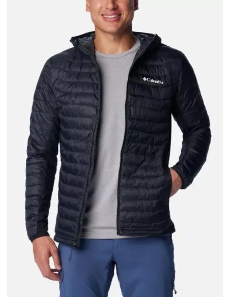 Kurtka Męska Columbia Powder Pass Rozmiar XL Wodoodporna Puchowa z Kapturem