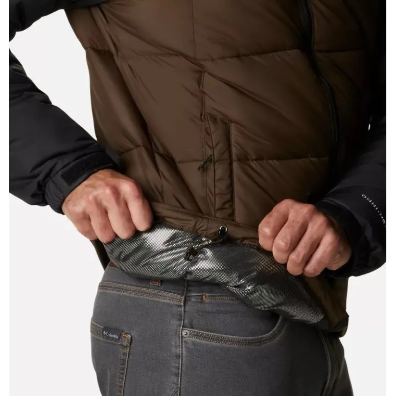 Kurtka Męska Ocieplana Puchowa Columbia Pike Lake Izolacja Zimowa Suwak XXL