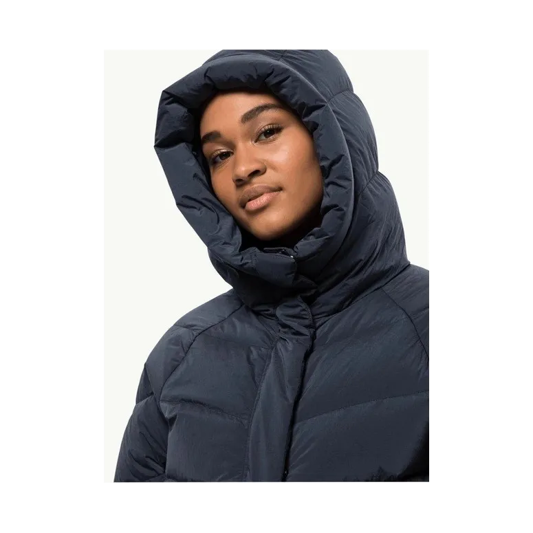 Damski Płaszcz Puchowy Z Kapturem Jack Wolfskin MARIENPLATZ COAT XL