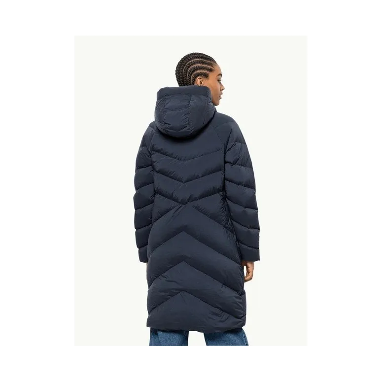 Damski Płaszcz Puchowy Z Kapturem Jack Wolfskin MARIENPLATZ COAT XL