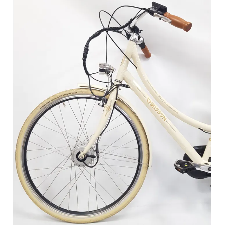 Elektryczny Rower Miejski 28 Damski ALU Nexus 7 Torpedo Bagaż Oświetlenie