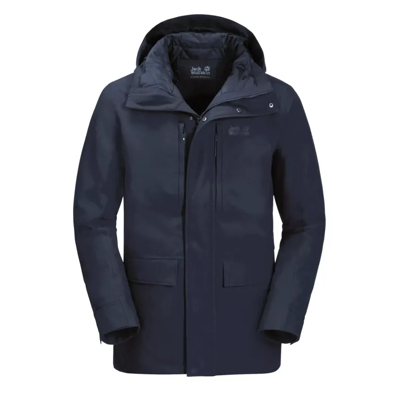 Kurtka Męska Jack Wolfskin West Coast Night Blue Parka XXL