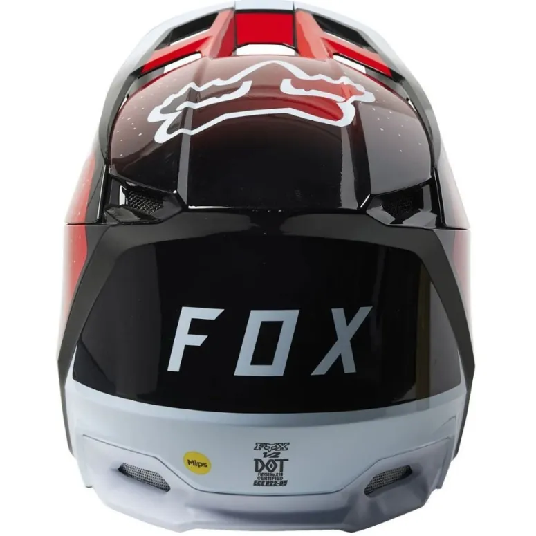 Kask Motocyklowy Fluorescencyjny Fox V2 Vizen ECE MotoCross MVRS Rozmiar S