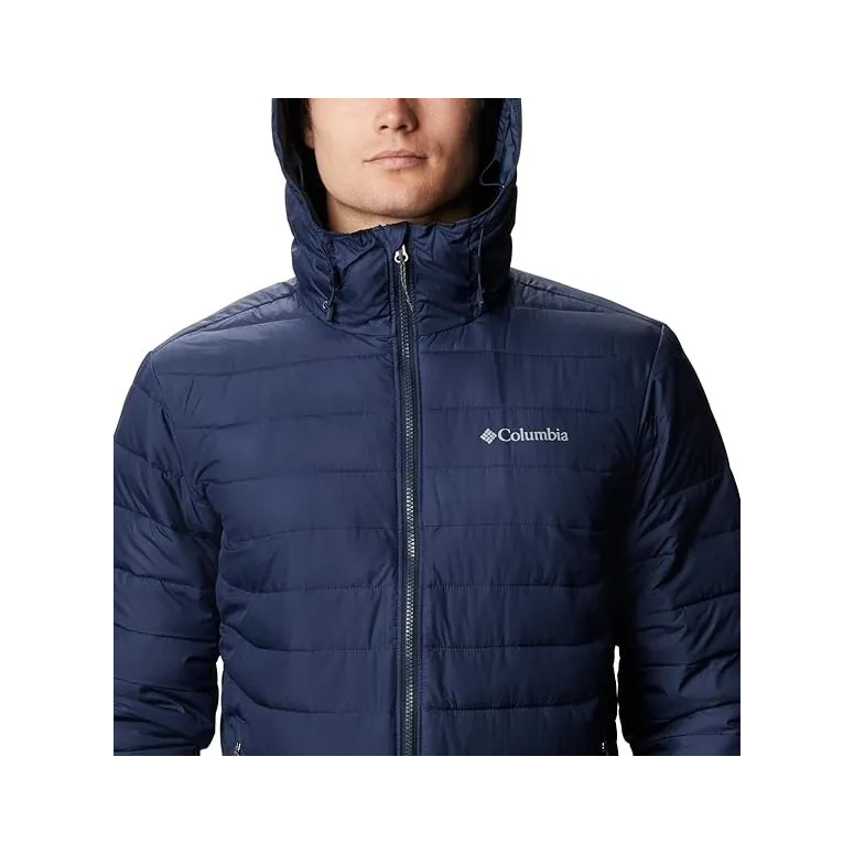 Kurtka Puchowa Męska Columbia Powder Lite Hooded Z Kapturem XL