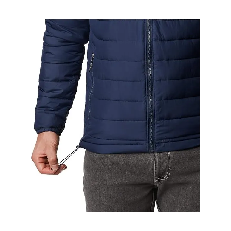 Kurtka Puchowa Męska Columbia Powder Lite Hooded Z Kapturem XL