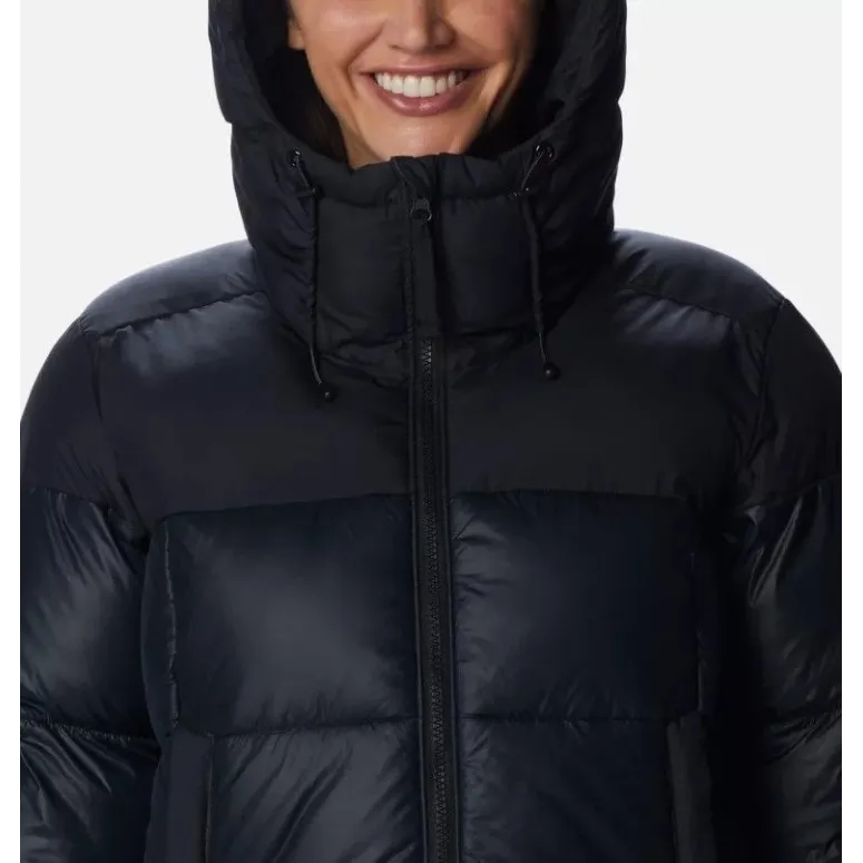 Kurtka Damska Pikowana Columbia Pike Lake II Insulated Hooded Z Kapturem M