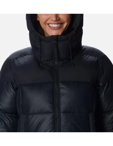 Kurtka Damska Pikowana Columbia Pike Lake II Insulated Hooded Z Kapturem M