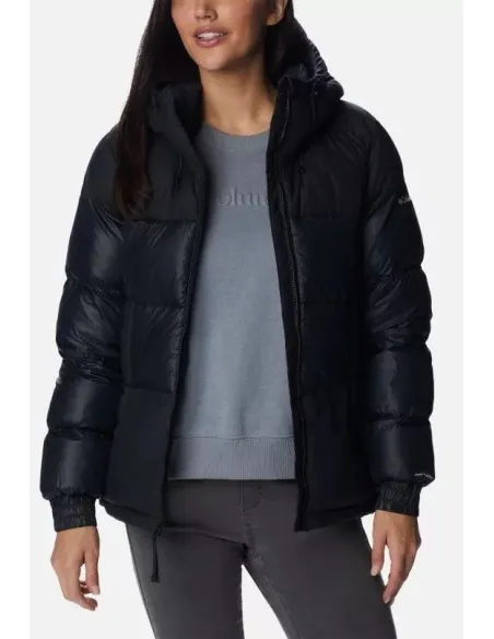 Kurtka Damska Pikowana Columbia Pike Lake II Insulated Hooded Z Kapturem M