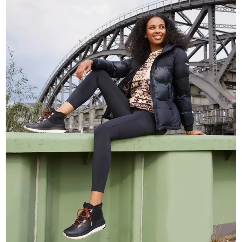 Kurtka Damska Pikowana Columbia Pike Lake II Insulated Hooded Z Kapturem M