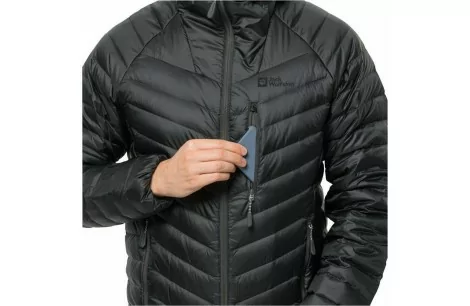 Męska Kurtka Puchowa Pikowana Jack Wolfskin Passamani Down Hoddy L