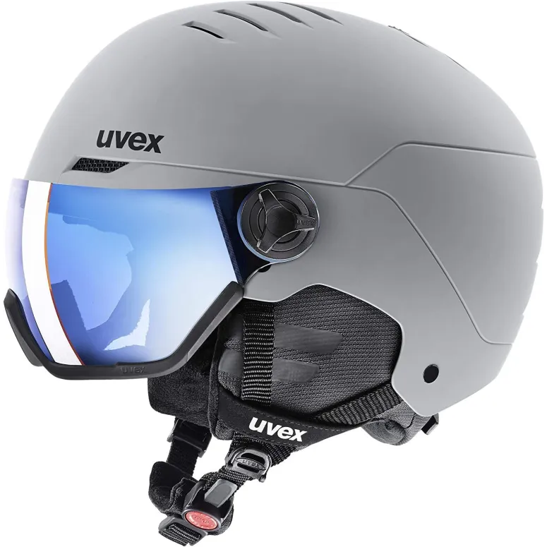 Kask Narciarski Uvex Wanted Visor EPS z Wizjerem System FAS Rozmiar 58-61cm