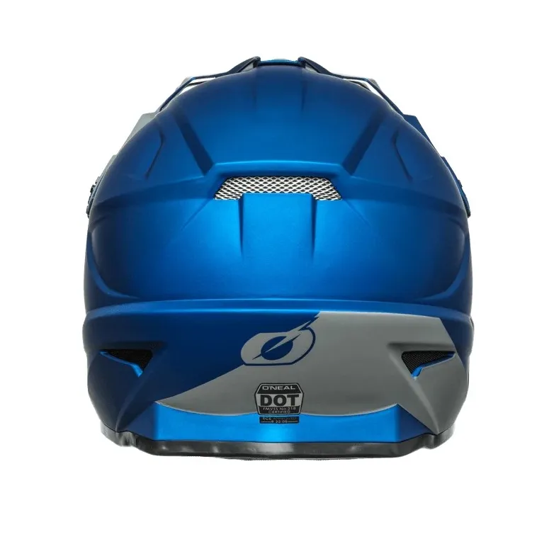 Kask Motocyklowy O’Neal 1 SRS Solid Niebieski Cross ABS Wizjer r L 59-60 cm