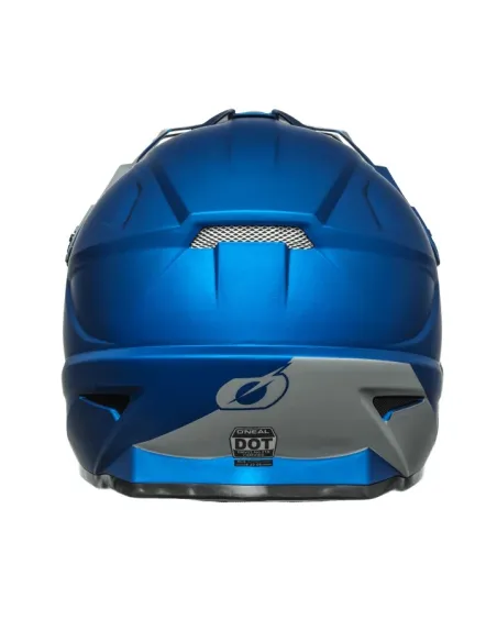 Kask Motocyklowy O’Neal 1 SRS Solid Niebieski Cross ABS Wizjer r L 59-60 cm