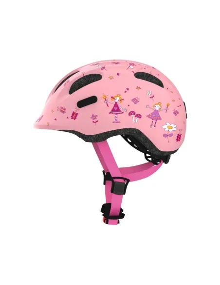 Kask Rowerowy Abus Smiley 2.0 Różowy Dziewczęcy In-Mold EPS r. S 50-55 cm