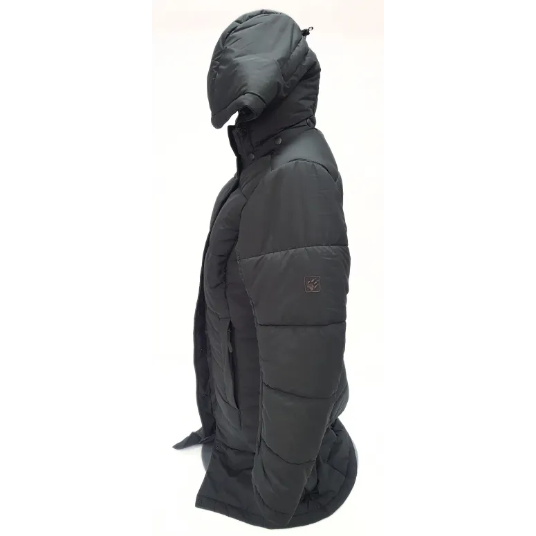 Płaszcz Zimowy Jack Wolfskin Damski Wiatroszczelny Odpinany Kaptur rozm. XS