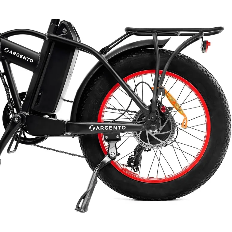 Elektryczny Rower Składany 20 Fatbike ALU Hydraulika Dźwignie Bagaż Dzwonek