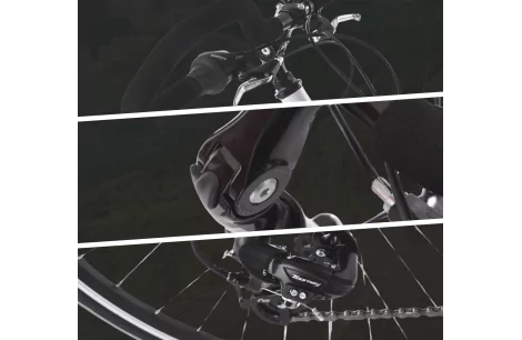 Rower Trekkingowy Damski 28 Aluminiowy Turystyczny Błotniki Bagaż Światła