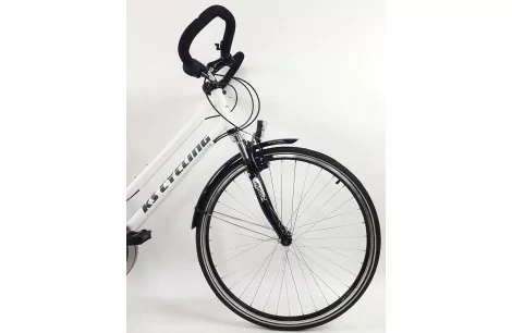 Rower Trekkingowy Damski 28 Aluminiowy Turystyczny Błotniki Bagaż Światła