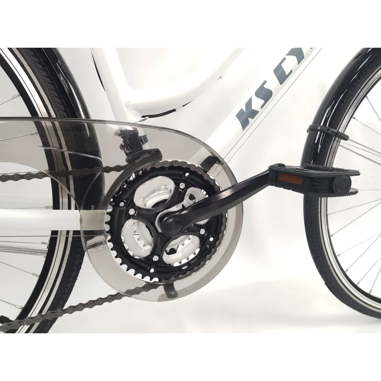 Rower Trekkingowy Damski 28 Aluminiowy Turystyczny Błotniki Bagaż Światła