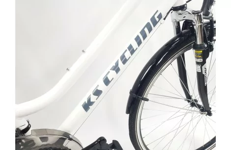 Rower Trekkingowy Damski 28 Aluminiowy Turystyczny Błotniki Bagaż Światła