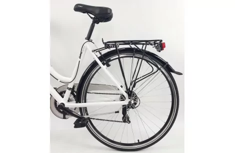 Rower Trekkingowy Damski 28 Aluminiowy Turystyczny Błotniki Bagaż Światła