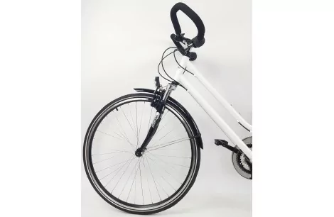 Rower Trekkingowy Damski 28 Aluminiowy Turystyczny Błotniki Bagaż Światła