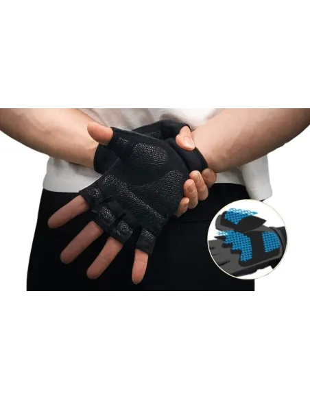 Rękawice Treningowe Atercel CWG02BXSN Do Ćwiczeń Na Rower Czarne r. L