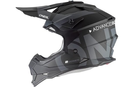 Kask Motocyklowy O'neal 2 SRS Slick Cross Enduro ABS DOT Czarny r. S 56 cm