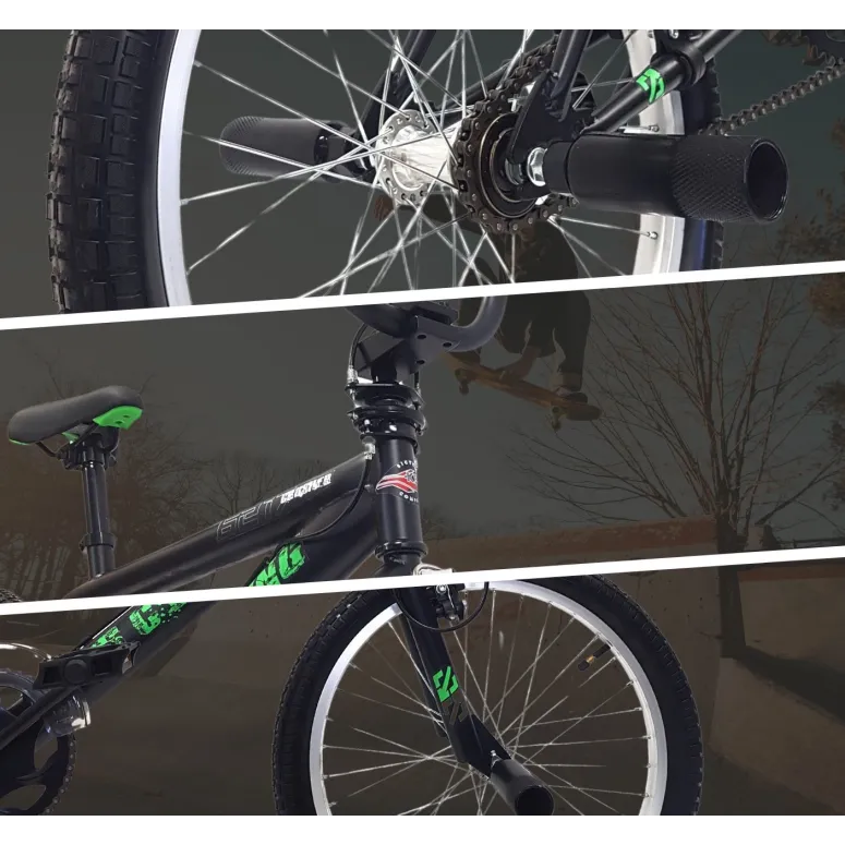 Rower BMX 20 Młodzieżowy Pegi Wyczynowy Kierownica Obrotowa 360 Freestyle