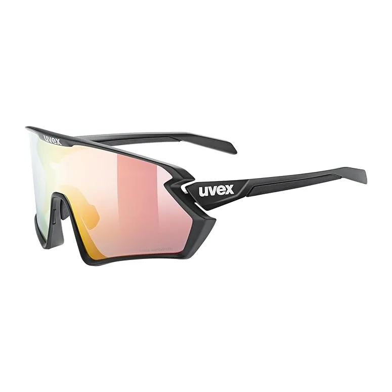 Okulary Rowerowe UVEX Sportstyle 231 2.0 V Black Mat Litemirror Red Sport