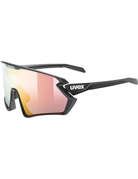 Okulary Rowerowe UVEX Sportstyle 231 2.0 V Black Mat Litemirror Red Sport