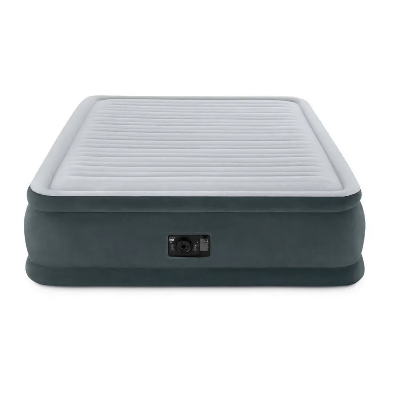Materac Intex 64414NP Dmuchany z Pompką Welurowy Dwuosobowy Dura-Beam