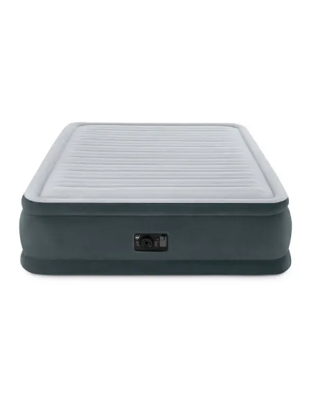 Materac Intex 64414NP Dmuchany z Pompką Welurowy Dwuosobowy Dura-Beam