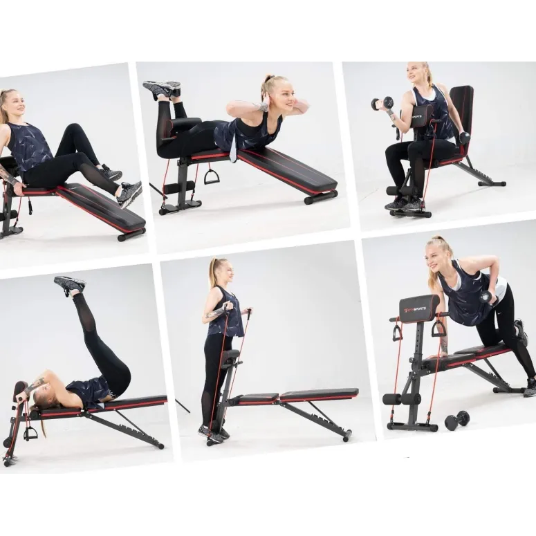 Ławka Treningowa Do Ćwiczeń Ławeczka Regulowana Składana Citysports S1