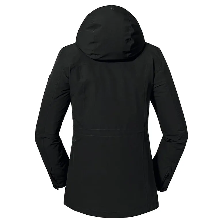 Kurtka Damska Podwójna 3w1 Schöffel Odpinany Kaptur Wodoodporna Rozmiar L