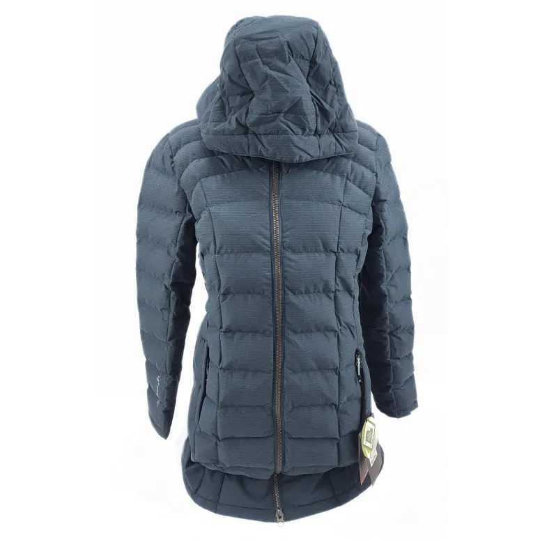 Damska Parka Zimowa Killtec Skane Wmn Prk Puchowa z Kapturem Niebieska 40 L