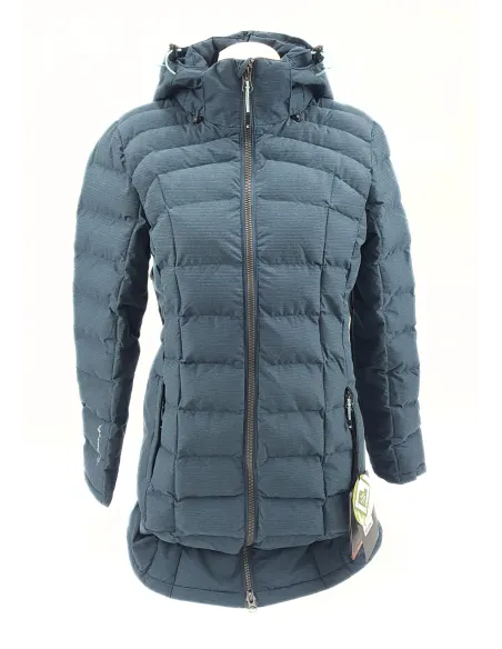 Damska Parka Zimowa Killtec Skane Wmn Prk Puchowa z Kapturem Niebieska 40 L