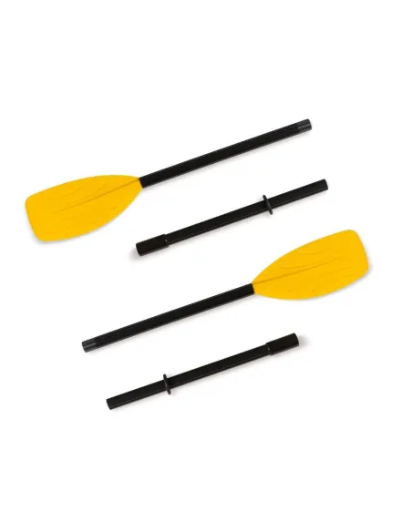 Ponton Dwuosobowy Intex Challenger 2 Wiosła Pompka Dmuchany 3 Komory PVC