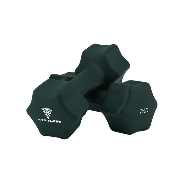 Hantle Neoprenowe Komplet Hit Fitness Forma Nieregulowane Przenośne 7 Kg