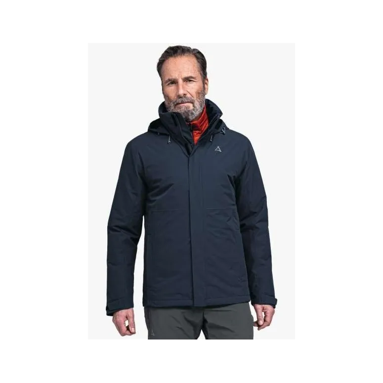 Kurtka Męska Przeciwdeszczowa Schöffel Gmund M Granatowa Z Kapturem r. 52