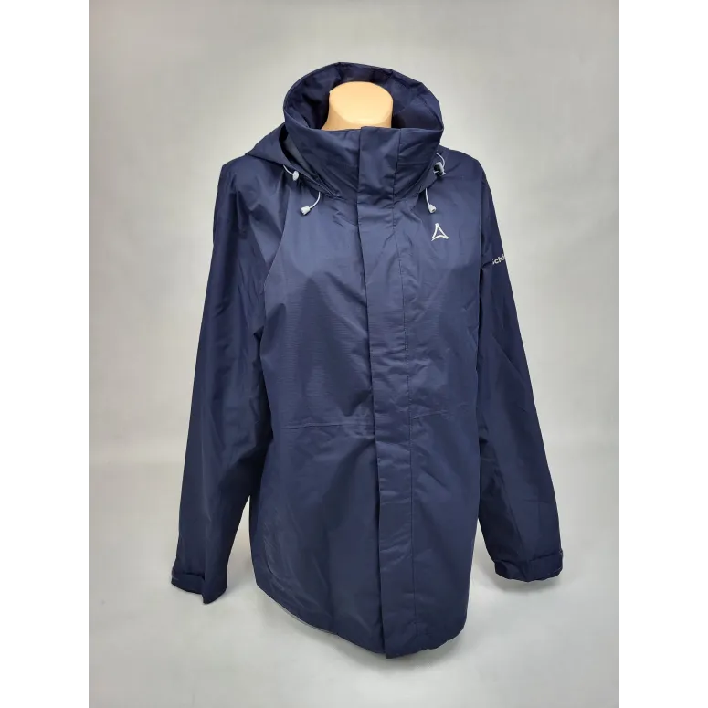 Kurtka Męska Przeciwdeszczowa Schöffel Gmund M Granatowa Z Kapturem r. 52