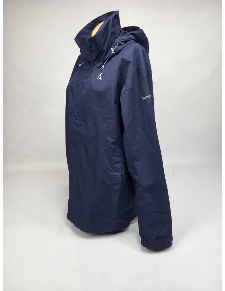 Kurtka Męska Przeciwdeszczowa Schöffel Gmund M Granatowa Z Kapturem r. 52