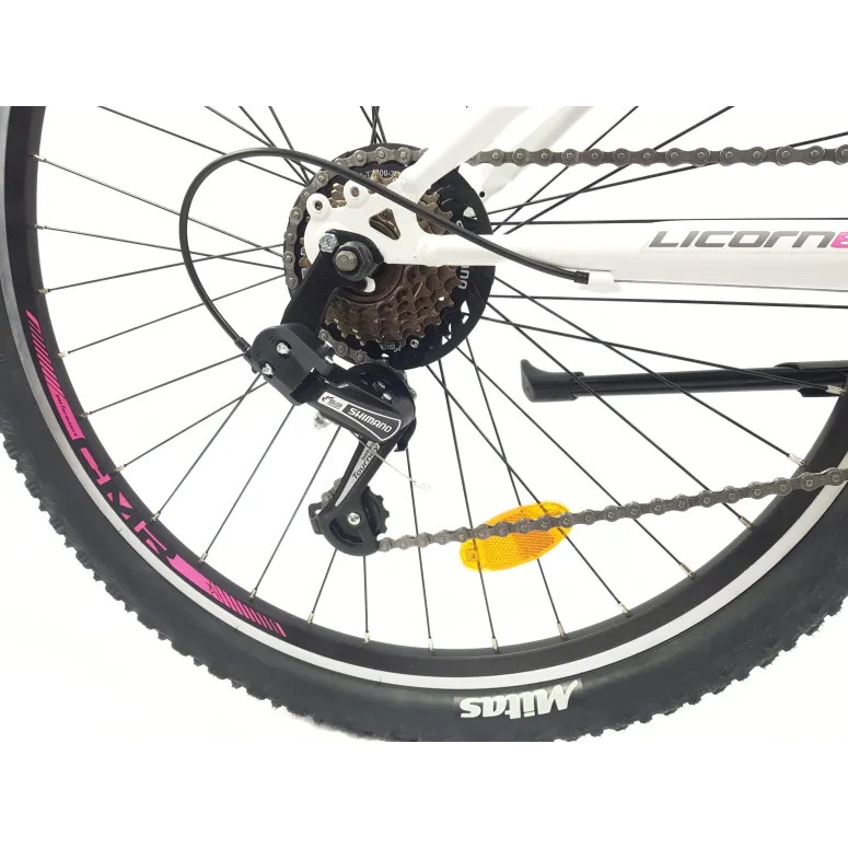 Rower Górski Damski Młodzieżowy 26 MTB Amortyzacja Sakwa Światła Dzwonek