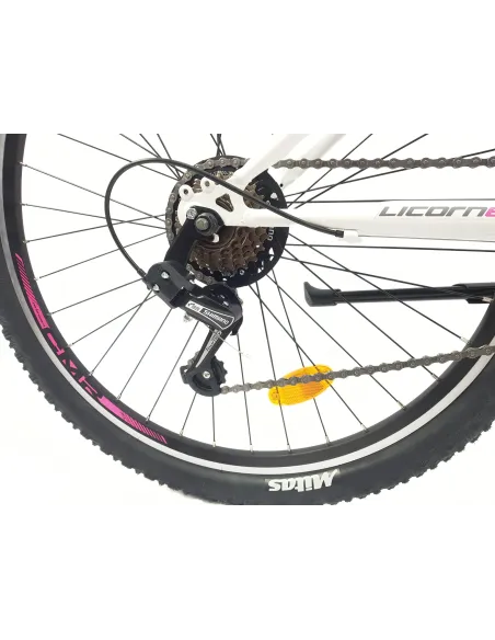 Rower Górski Damski Młodzieżowy 26 MTB Amortyzacja Sakwa Światła Dzwonek