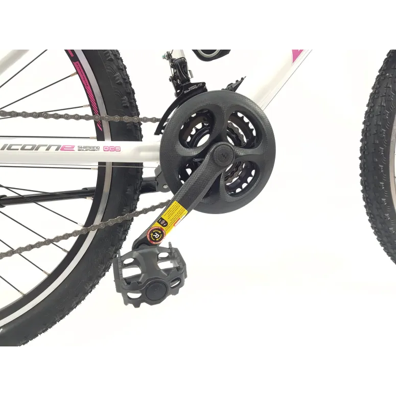 Rower Górski Damski Młodzieżowy 26 MTB Amortyzacja Sakwa Światła Dzwonek