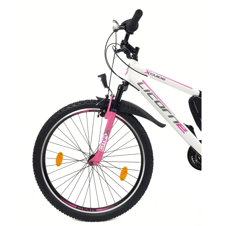 Rower Górski Damski Młodzieżowy 26 MTB Amortyzacja Sakwa Światła Dzwonek