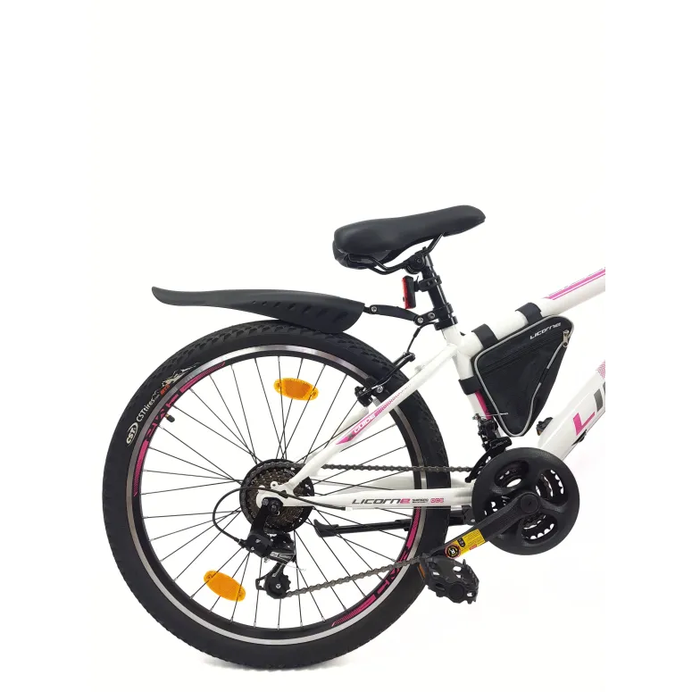 Rower Górski Dziewczęcy Młodzieżowy 24 Amortyzacja Sakwa Światła Dzwonek